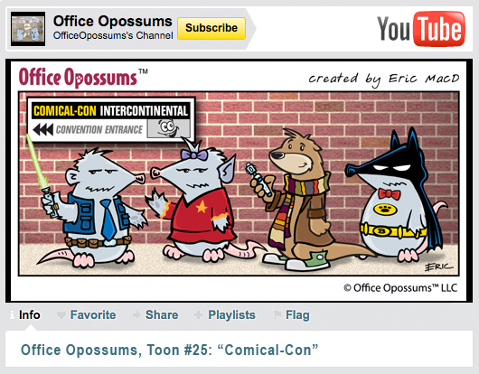 World Premiere Office Opossums Cartoon